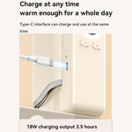 Portable Baby Bottle Warmer Sleeve Wireless Heating Sleeve Built-in 10000mAh Battery & Night Light