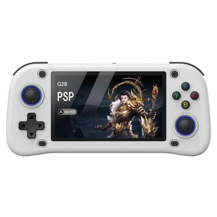 G28 휴대용 오픈소스 게임 콘솔 4.3인치 HD IPS 스크린, ARM 쿼드코어 Cortex-A7 1.3GHz, 64GB