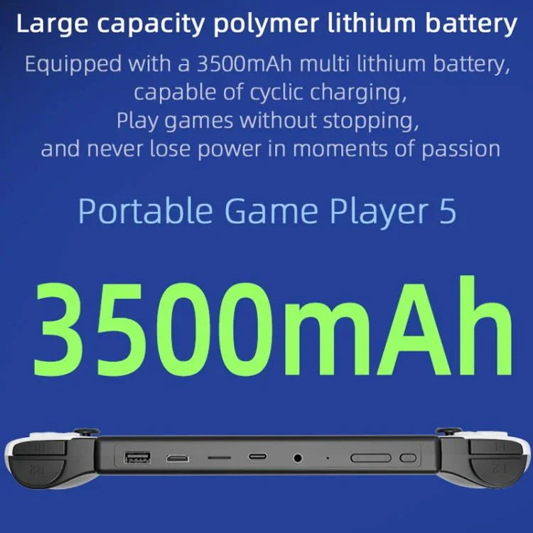 7.0 Inch Handheld Open-Source Game Console With High-Definition Arcade Battles, P5 White, P5 Black, P5 Blue Red, P5 White Doubles Version, P5 Black Doubles Version, P5 Blue Red Doubles Version