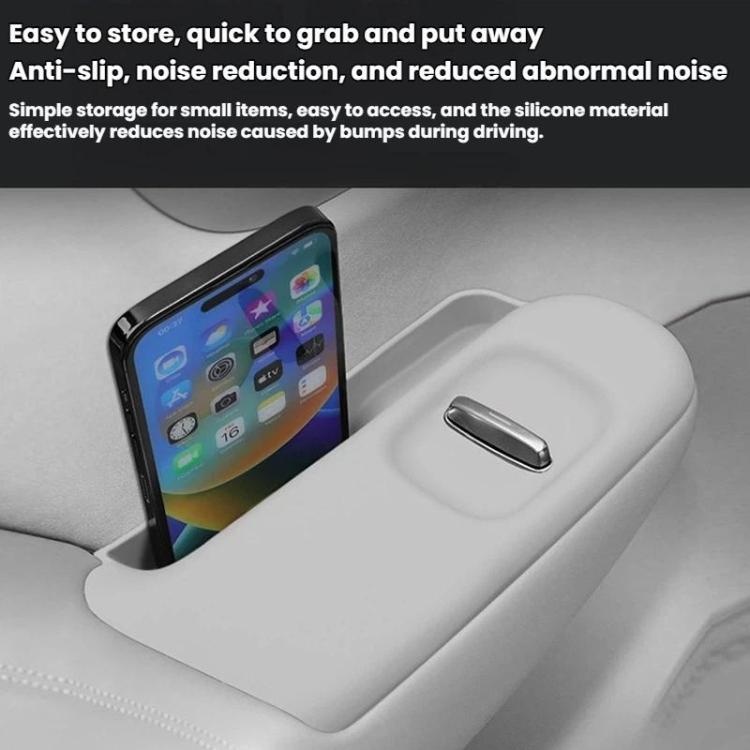 For Leapmotor B10 Left-Hand Drive Glass Lift Panel Silicone Anti-Slip Protection Pad