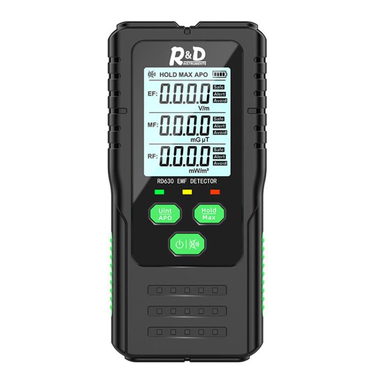 R&D INSTRUMENTS RD630 3-in-1 전기장 자기장 RF 탐지기 전자기 방사선 측정기, RD630