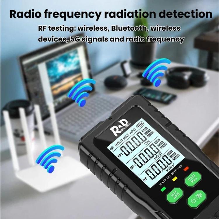 R&D INSTRUMENTS RD630 3-in-1 전기장 자기장 RF 탐지기 전자기 방사선 측정기, RD630