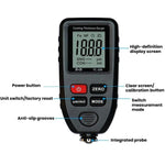 R&D INSTRUMENTS TC-100 고정밀 코팅 두께 게이지 자동차 도장 필름 두께 측정기, TC-100