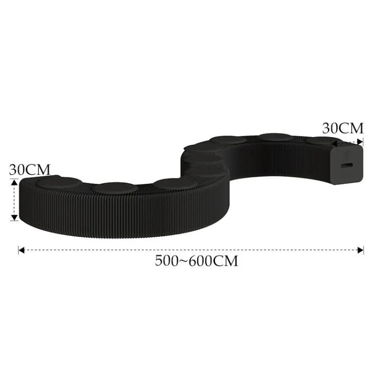 아코디언 확장형 종이 벤치 접이식 소파 의자 현관용 스툴, 높이 30cm 3인용 브라운, 높이 30cm 6인용 브라운, 높이 30cm 9인용 브라운, 높이 44cm 3인용 브라운, 높이 44cm 6인용 브라운, 높이 44cm 9인용 브라운