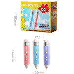 FUNJOY CH415-14 충전식 3D 프린팅 펜, 표시등 포함, 어린이용 저온 3D 입체 펜, 핑크+4롤, 핑크+14롤, 블루+4롤, 블루+14롤, 퍼플+4롤, 퍼플+14롤