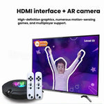 AR 모션 센싱 댄스 매트 TV & PC용 무선 듀얼 플레이어 피트니스 게임 패드 HDMI 및 16GB 메모리 카드 포함, 커플 스타일, 벨벳 스타일