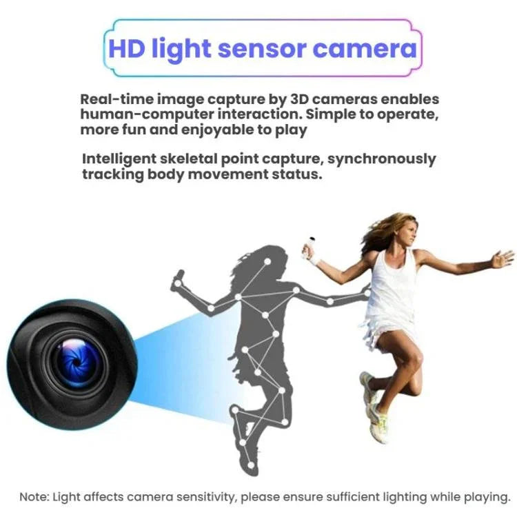 AR 모션 센싱 댄스 매트 TV & PC용 무선 듀얼 플레이어 피트니스 게임 패드 HDMI 및 16GB 메모리 카드 포함, 커플 스타일, 벨벳 스타일