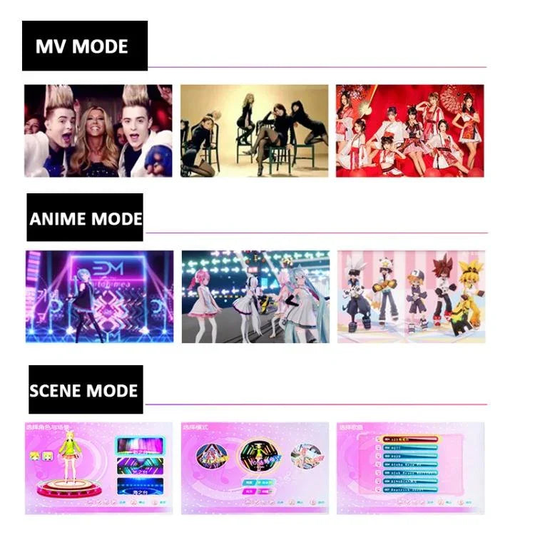 AR 모션 센싱 댄스 매트 TV & PC용 무선 듀얼 플레이어 피트니스 게임 패드 HDMI 및 16GB 메모리 카드 포함, 커플 스타일, 벨벳 스타일