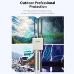 COMFAST CF-WA937 WiFi 6 3000Mbps 야외 액세스 포인트 듀얼 밴드 고출력 무선 AP 2.5G 이더넷 포함, EU 플러그, US 플러그