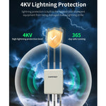 COMFAST CF-WA937 WiFi 6 3000Mbps 야외 액세스 포인트 듀얼 밴드 고출력 무선 AP 2.5G 이더넷 포함, EU 플러그, US 플러그