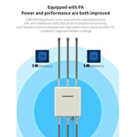 COMFAST CF-WA937 WiFi 6 3000Mbps 야외 액세스 포인트 듀얼 밴드 고출력 무선 AP 2.5G 이더넷 포함, EU 플러그, US 플러그