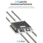 COMFAST CF-WA937 WiFi 6 3000Mbps 야외 액세스 포인트 듀얼 밴드 고출력 무선 AP 2.5G 이더넷 포함, EU 플러그, US 플러그