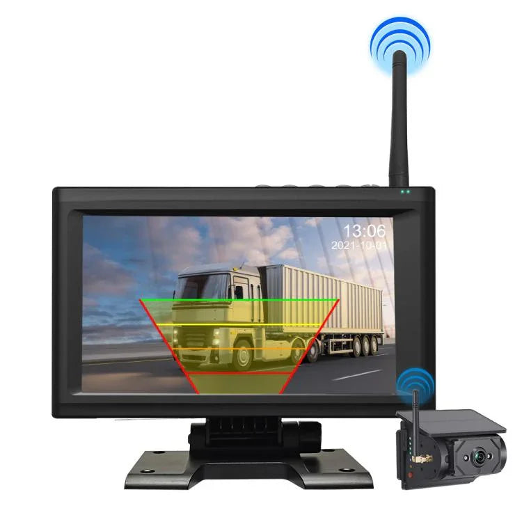 Car Wireless Magnetic Solar-Powered High-Definition Camera Dashcam