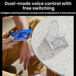 Multifunctional Wireless Sensor Speaker Rotating Phone Holder With RGB Lights