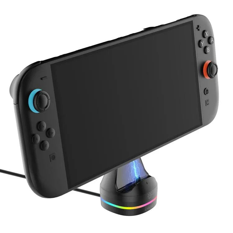 닌텐도 스위치 2 콘솔용 ipega RGB 조명 효과 충전 도크, ipega