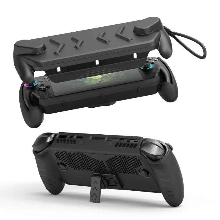 ASUS ROG Xbox Ally / Ally X 콘솔용 JYS 풀커버 케이스 TPU 베이스 및 하드 ABS 상단 쉘, 킥스탠드 포함, 풀커버 케이스