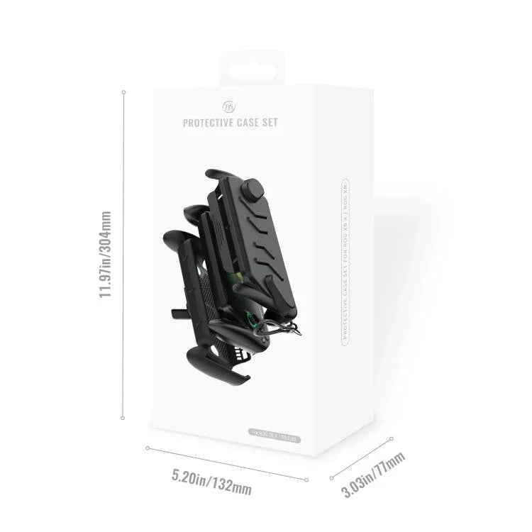 ASUS ROG Xbox Ally / Ally X 콘솔용 JYS 풀커버 케이스 TPU 베이스 및 하드 ABS 상단 쉘, 킥스탠드 포함, 풀커버 케이스