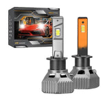 2pcs/Pack 30W 3000LM IP68 Waterproof Automotive LED Headlights, A5 H7, A5 H4, A5 H11, A5 H1, A5 9005, A5 9006