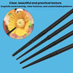 Soft Pottery Clay Indentation Sculpting Pen DIY Baking Flipper Stick Pottery Clay Flower Modeling Tool, 3sets Sculpting Pen
