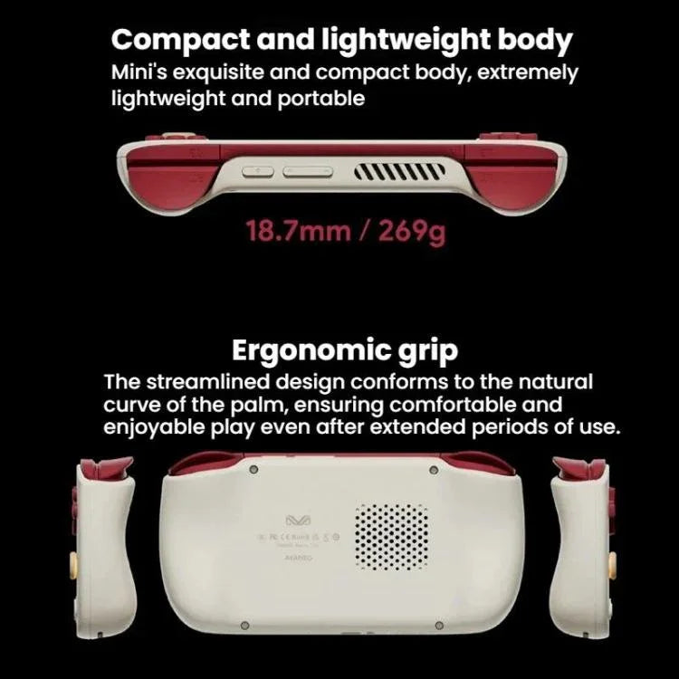 AYANEO Pocket AIR 미니 4.2인치 60Hz LCD 스크린 안드로이드 11 핸드헬드 게임 콘솔, 홀 효과 조이스틱 게임 플레이어, 화이트 2G+32G, 블랙 2G+32G, 레트로 3G+64G, 화이트 3G+64G, 블랙 3G+64G