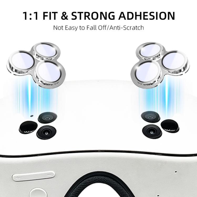 For Meta Quest 3S Alloy Lens Protector Anti-Blast Tempered Glass Screen Protector