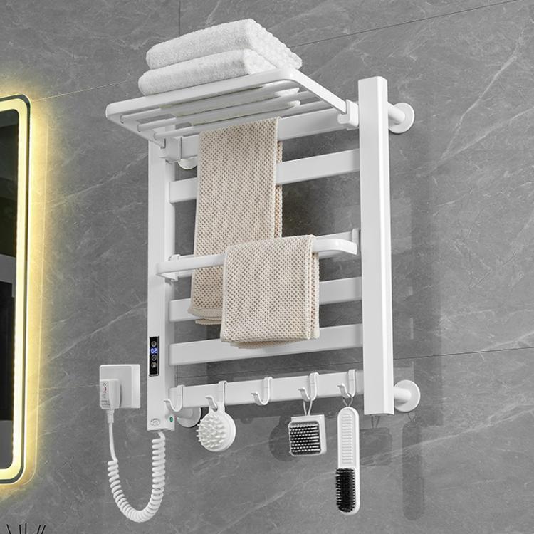 스마트 터치스크린 디스플레이 전기 온수 타월 랙 욕실 건조 랙, 대형 플래티넘 오른쪽 배선, 대형 플래티넘 왼쪽 배선, 대형 화이트 오른쪽 배선, 대형 화이트 왼쪽 배선, 대형 블랙 오른쪽 배선, 대형 블랙 왼쪽 배선