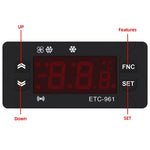 220V ETC-961 냉장 해동 알람 보정 기능 온도 조절기, ETC-961 220V