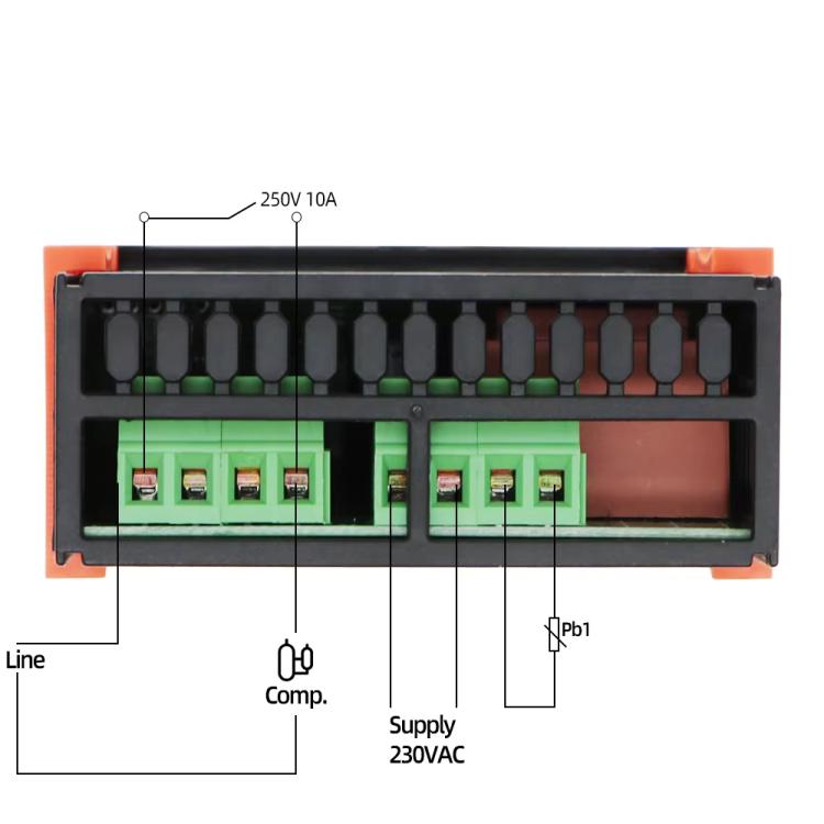 220V ETC-961 냉장 해동 알람 보정 기능 온도 조절기, ETC-961 220V