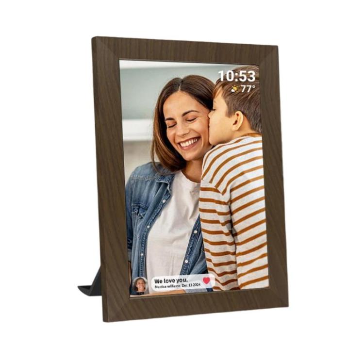 MSR-F1004 10.1인치 WiFi 지원 자동 회전 스마트 클라우드 포토 프레임 IPS HD 터치 스크린, 미국 플러그, 유럽 플러그