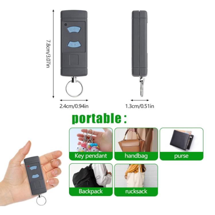 HORMANN HSE2 / HSE4 868MHz 복사 차고문 무선 리모컨용, 2버튼 868MHz