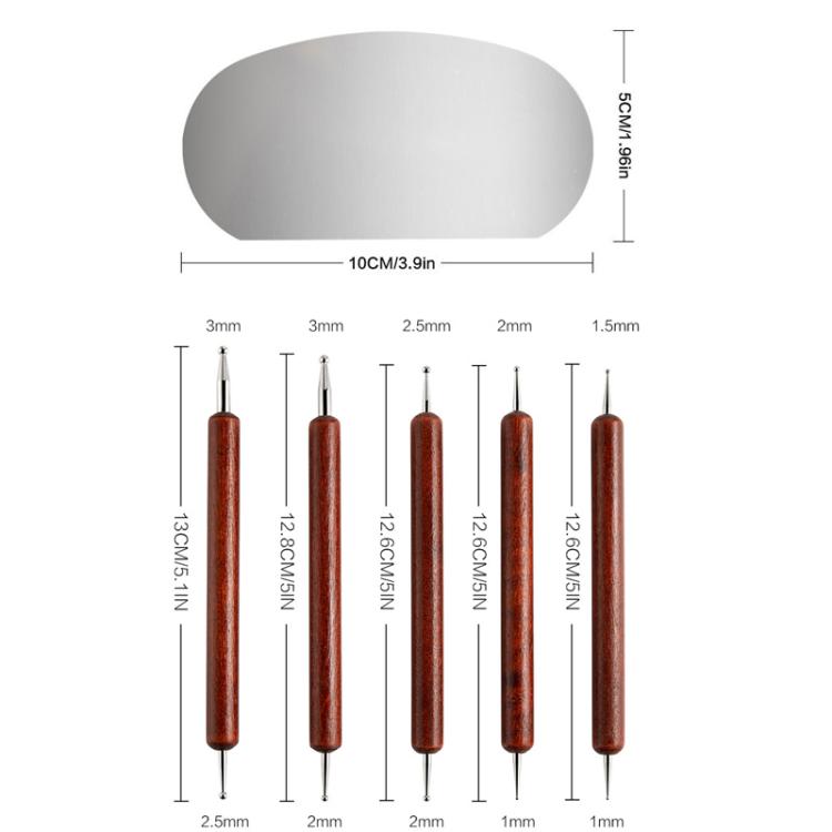 Clay Tools Set Stainless Steel Sculpting Carving Knives with Rosewood Handles for Polymer Clay, Pottery, Modeling, DIY Crafts, 17 In 1