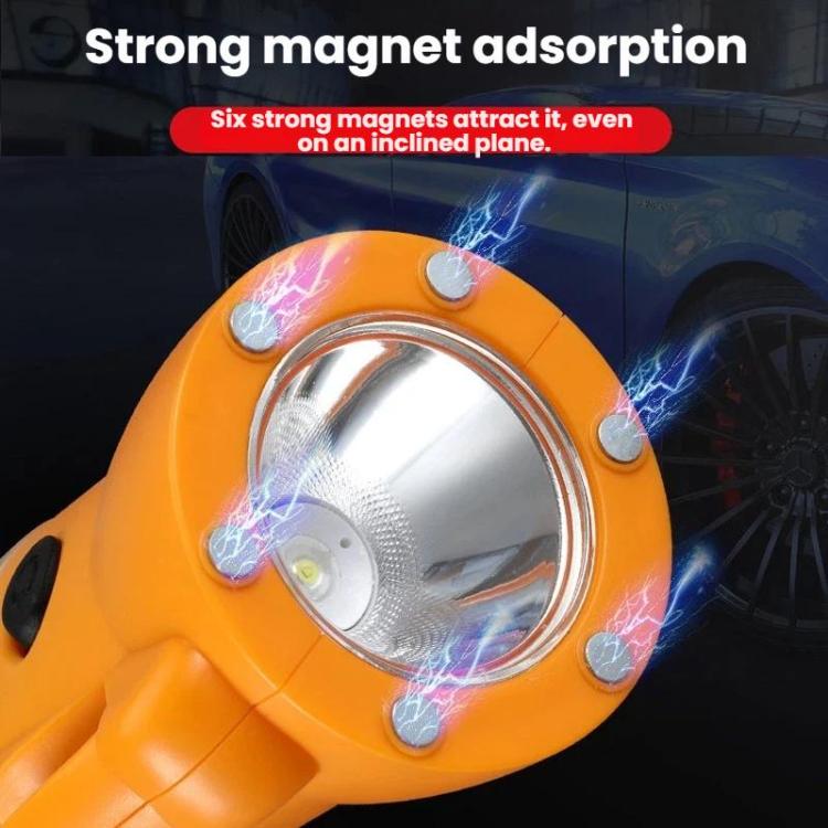 Multifunctional Emergency High-Intensity Magnetic COB Work Light with Car Safety Hammer