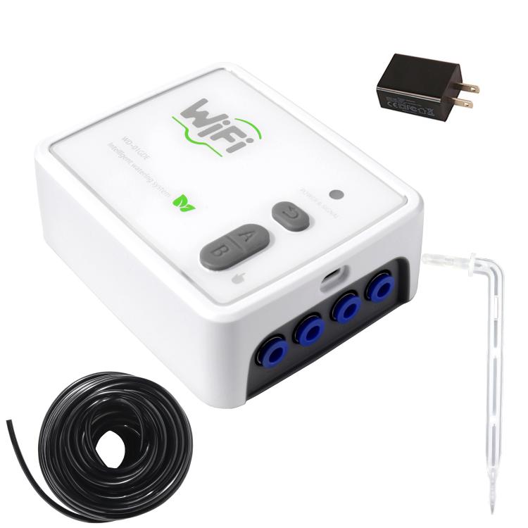 WIFI 스마트 듀얼 펌프 자동 급수 시스템 휴대폰 원격 제어 급수 장치, 조절 가능한 점적 화살 USB, 조절 가능한 점적 화살 US 플러그, 조절 가능한 점적 화살 UK 플러그, 투명 점적 화살 USB, 투명 점적 화살 US 플러그