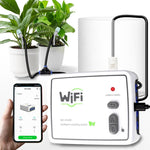 WIFI 스마트 듀얼 펌프 자동 급수 시스템 휴대폰 원격 제어 급수 장치, 조절 가능한 점적 화살 USB, 조절 가능한 점적 화살 US 플러그, 조절 가능한 점적 화살 UK 플러그, 투명 점적 화살 USB, 투명 점적 화살 US 플러그
