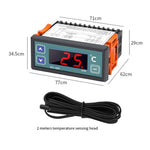 STC-100A 온실, 소/중형 냉장고용 난방 및 냉방 디지털 온도 조절기, STC-100A 220V