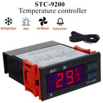 STC-9200 마이크로컴퓨터 온도 조절기 - 냉장, 해동 및 팬 제어용 3모드 출력, 냉장/냉각 장치용 범용