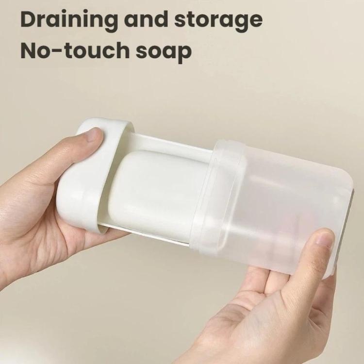 뚜껑이 있는 2개 밀폐 비누 상자 배수 휴대용 보관 용기