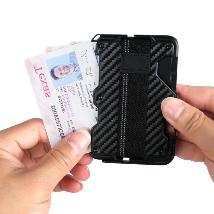 AirTag 2세대 / AirTag 1세대용 자석 금속 카드 홀더 및 휴대폰 거치대, RFID 차단, 탄력 손목 스트랩