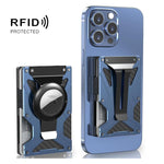 AirTag 2세대 / AirTag 1세대 자석 카드 홀더 RFID 차단 지갑