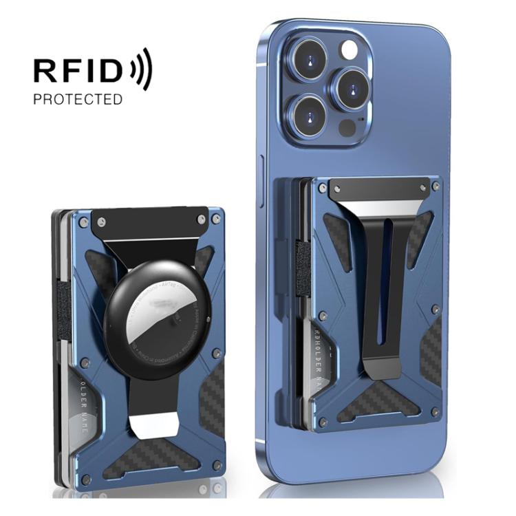AirTag 2세대 / AirTag 1세대 자석 카드 홀더 RFID 차단 지갑