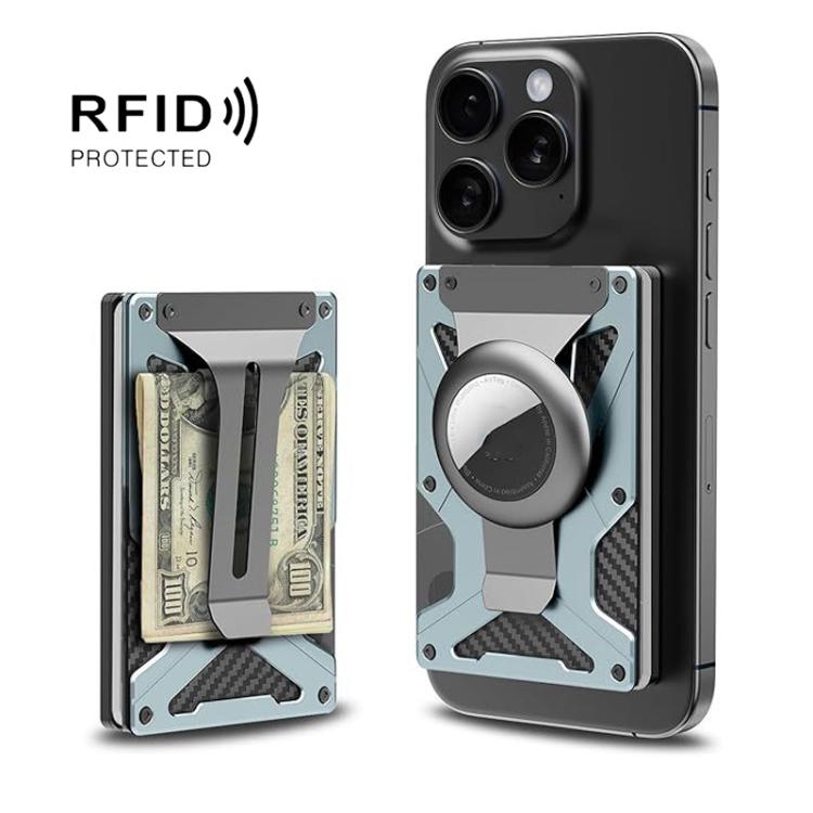 AirTag 2세대 / AirTag 1세대 자석 카드 홀더 RFID 차단 지갑
