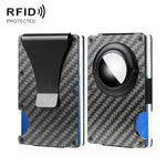 AirTag 2세대 / AirTag 1세대 금속 카드 홀더 RFID 차단 지갑