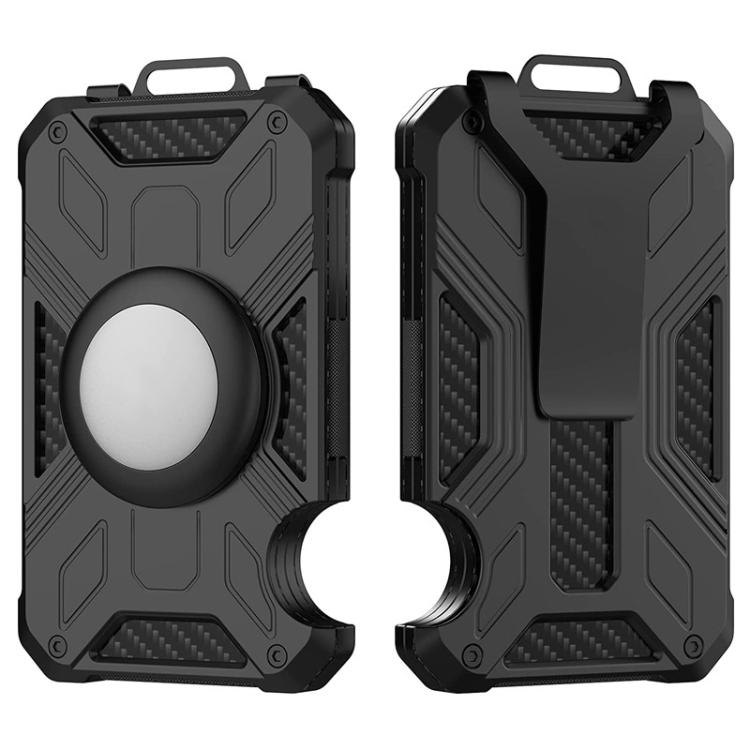 AirTag 2세대 / AirTag 1세대용 RFID 차단 알루미늄 금속 지갑 카드 홀더
