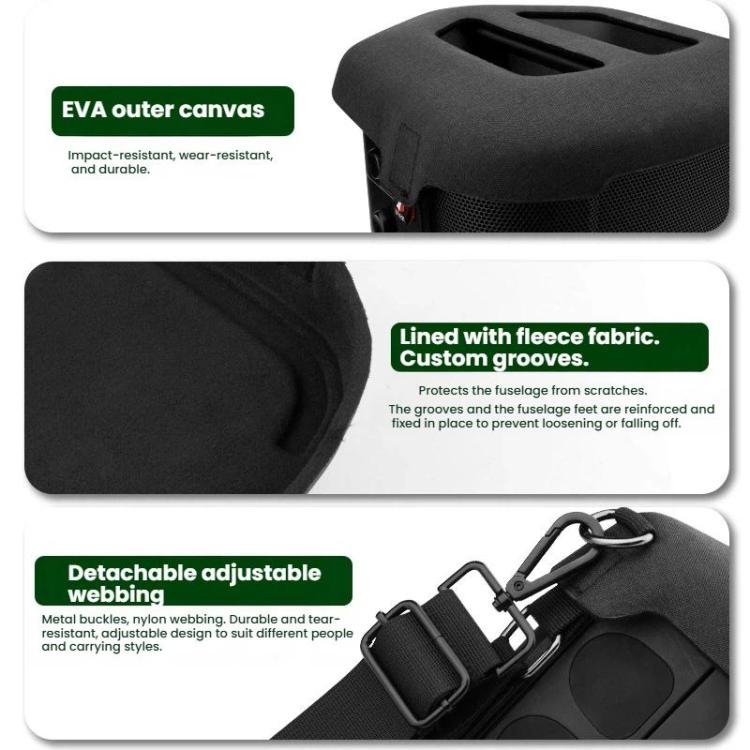 Bose S1 Pro+ 스피커 보호용 EVA 캐리어 케이스 숄더 스트랩 포함, EVA 캐리어 케이스