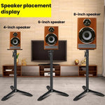 금속 바닥 스피커 스탠드 모니터 서라운드 삼각대 스튜디오 및 책상용, LKT-610, LKT-640