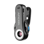 APEXEL TriScope 40X-80X-120X 휴대폰 현미경 듀얼 온도 LED 및 UV 조명 포함, APL-MS3L