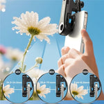 APEXEL TriScope 40X-80X-120X 휴대폰 현미경 듀얼 온도 LED 및 UV 조명 포함, APL-MS3L