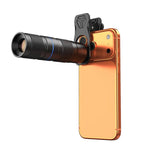 APEXEL TeleZoom 5–10X 줌 망원 렌즈 키트 스마트폰용 올인원 범용 클립 포함, APL-T5-10X