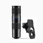 APEXEL TeleZoom 5–10X 줌 망원 렌즈 키트 스마트폰용 올인원 범용 클립 포함, APL-T5-10X