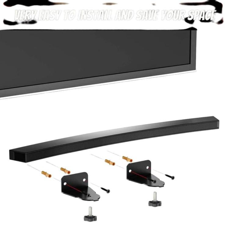 JJ-8007-B-0 삼성 커브드 사운드바 벽걸이 스피커 브래킷 2개, 삼성 커브드 사운드바용